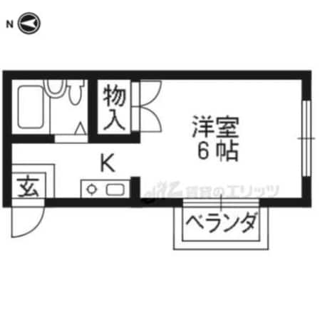 エステート白川の物件間取画像